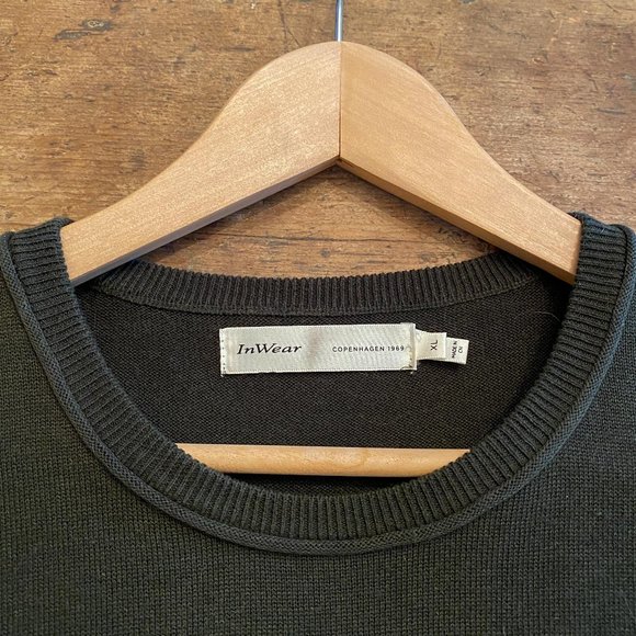 InWear olive green boxy sweater, size XL (or L) - Picture 2 of 5